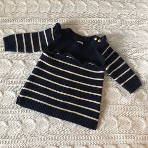 Never worn! Baby Gap Girls Striped Knit Sweater